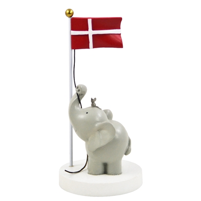 Bordflag med elefant & mus - Kids by Friis 